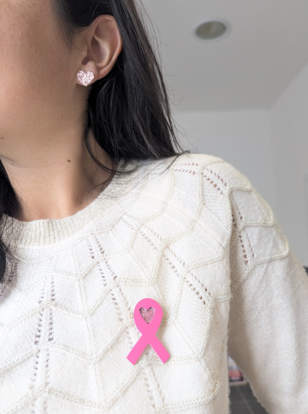 Broche OCTOBRE ROSE đź©·