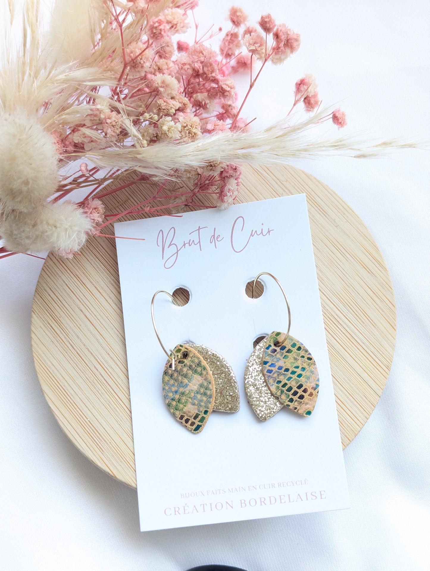 BOUCLES LOLA JAUNE