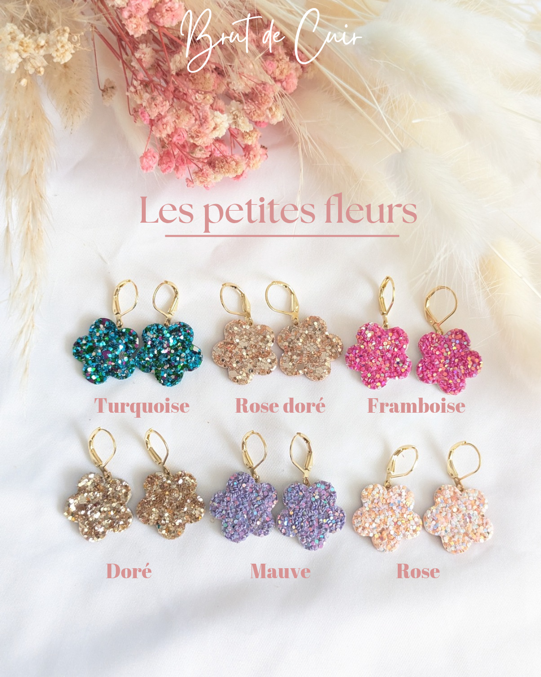 Boucles enfants FLEURS