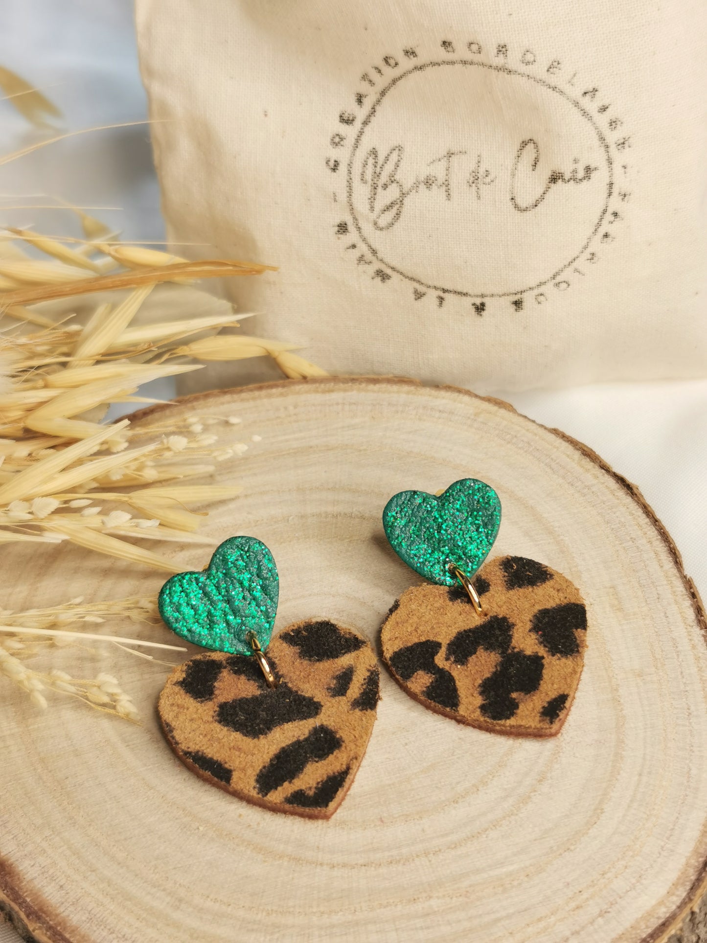 Boucles Belza léopard