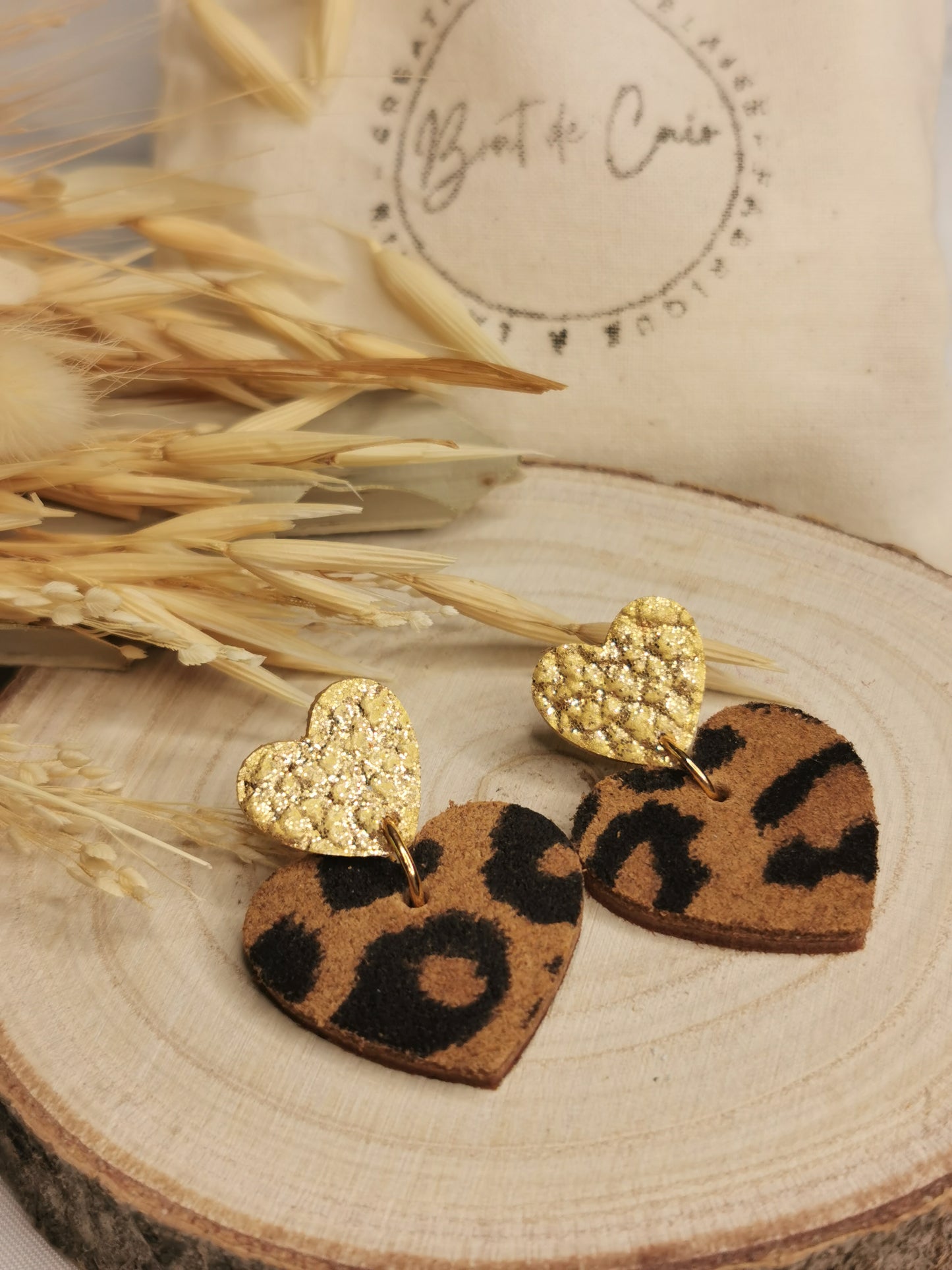 Boucles Belza léopard